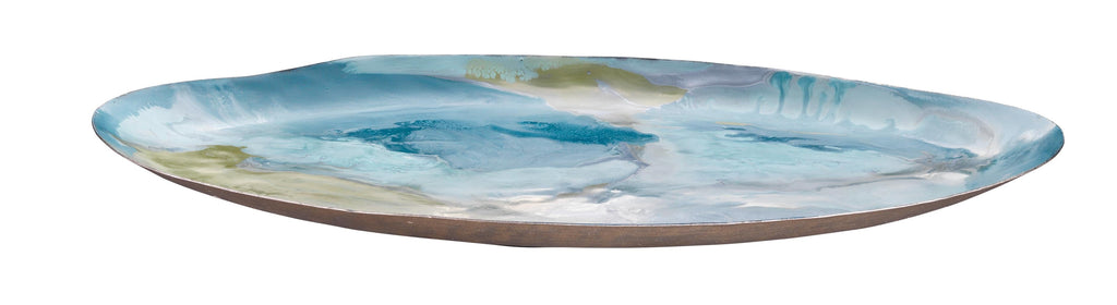 Palette Oval Tray-Green