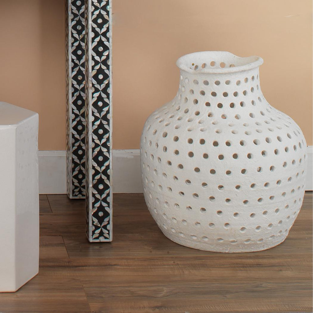 Porous Vase-White-7PORO-VAWH