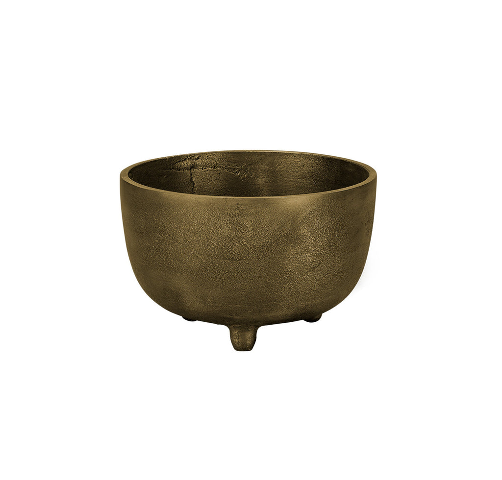 Relic Metal Footed Decorative Bowl