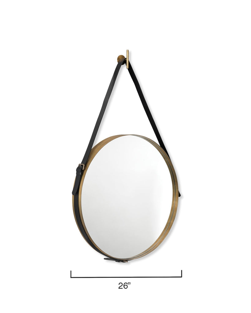 Round Mirror-Antique Brass