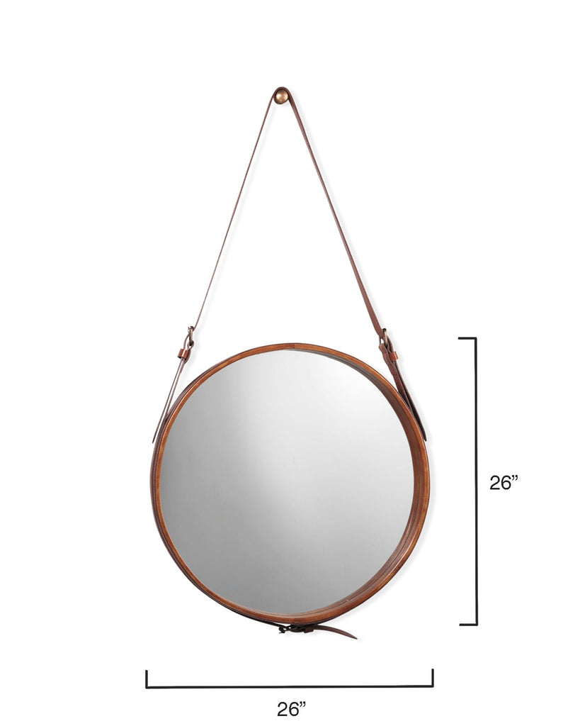 Round Mirror-Brown-7ROUN-LGBR