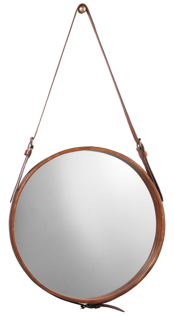 Round Mirror-Brown-7ROUN-LGBR