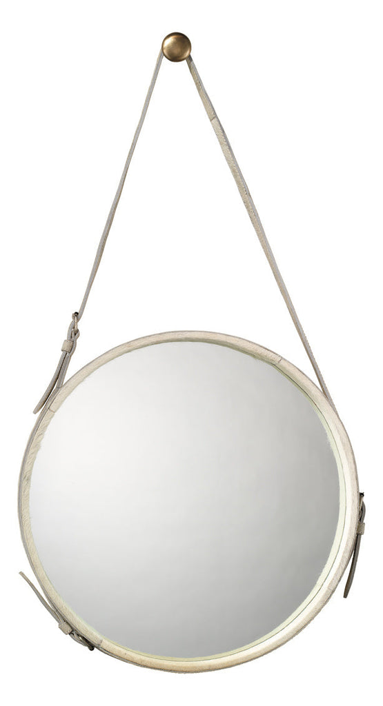 Round Mirror-White