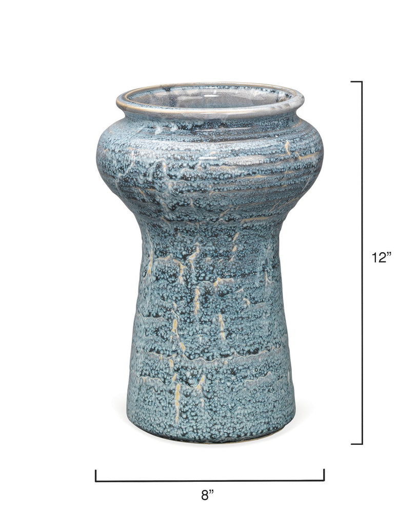 Snorkel Vases, Set of 2-Blue