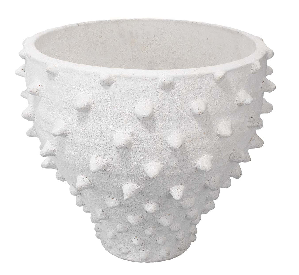 Spike Vase-White