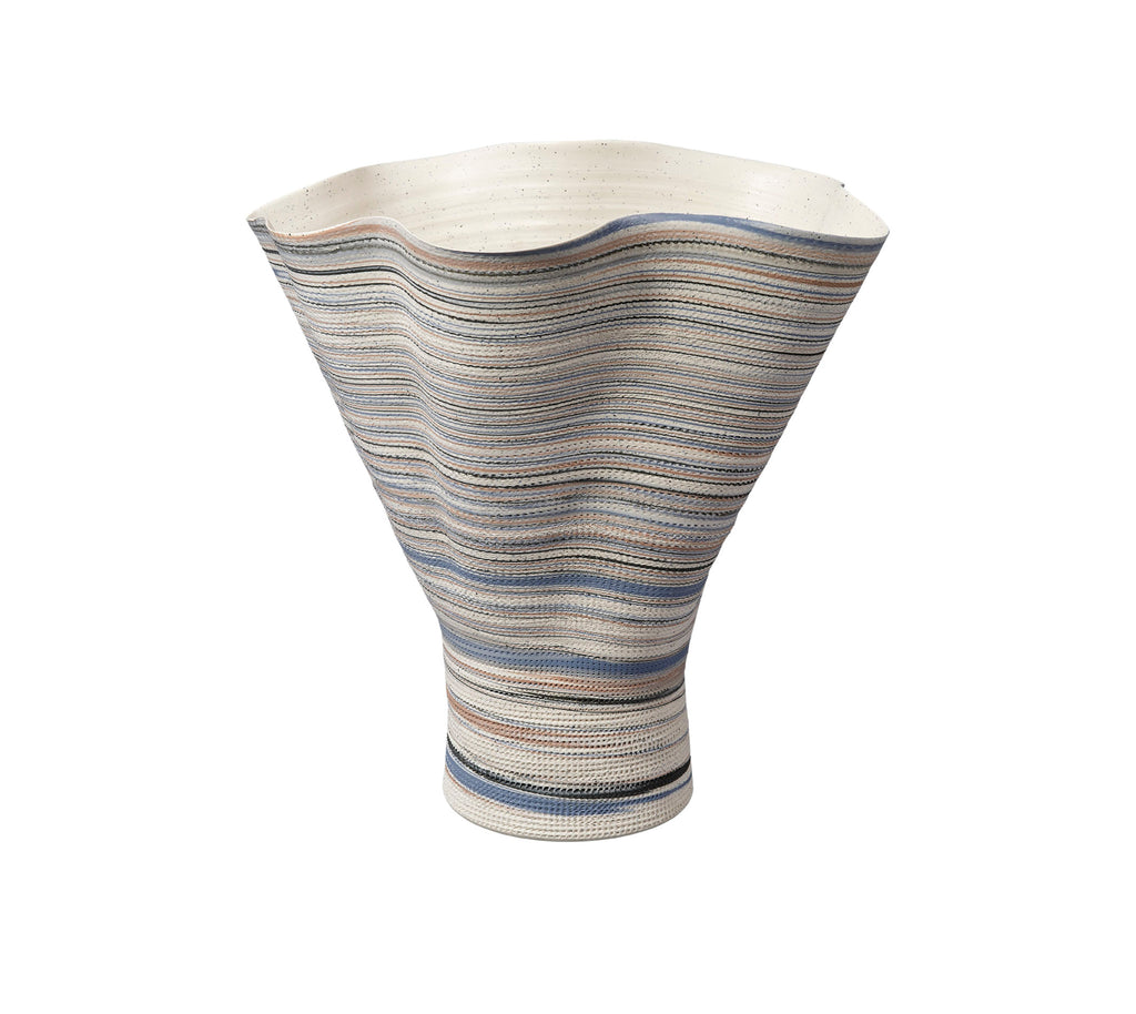 Splayed Porcelain Decorative Vase