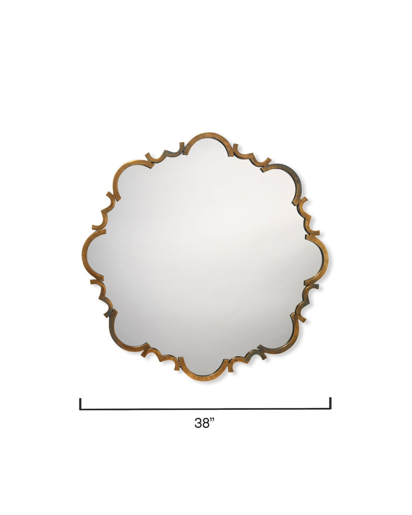 Saint Albans Mirror-Brass