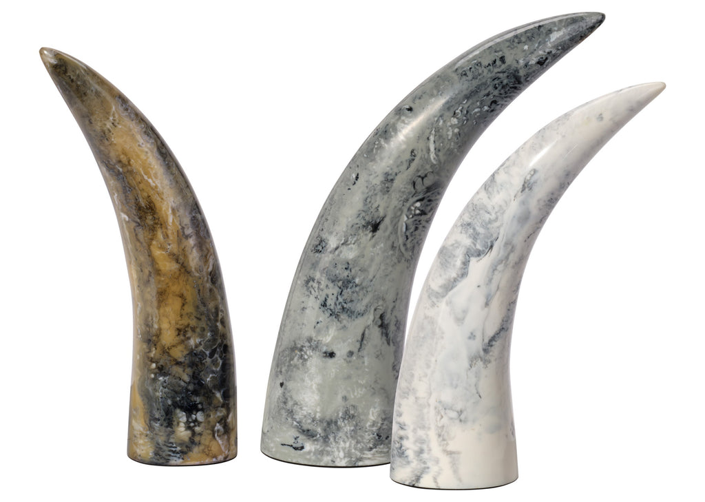 Variegated Horn Decorative Objects