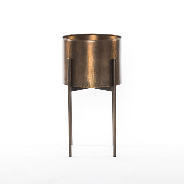 Jed Planter-Weathered Brass