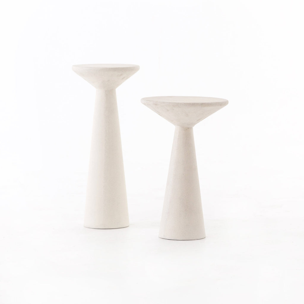 Ravine Concrete Accent Tables, Set Of 2