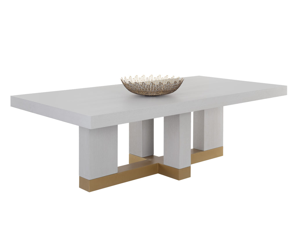 Greco Dining Table - Gauntlet Grey : 94.5"