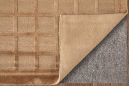 Channels Modern Geometric Tan Area Rug (9'6" x 13'6")