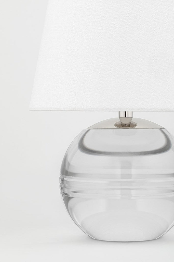 Nicole Table Lamp - Polished Nickel