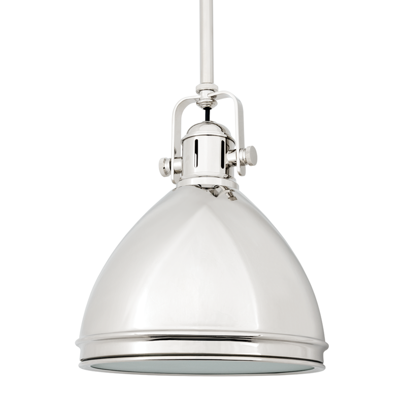 Marion Pendant 14" - Polished Nickel