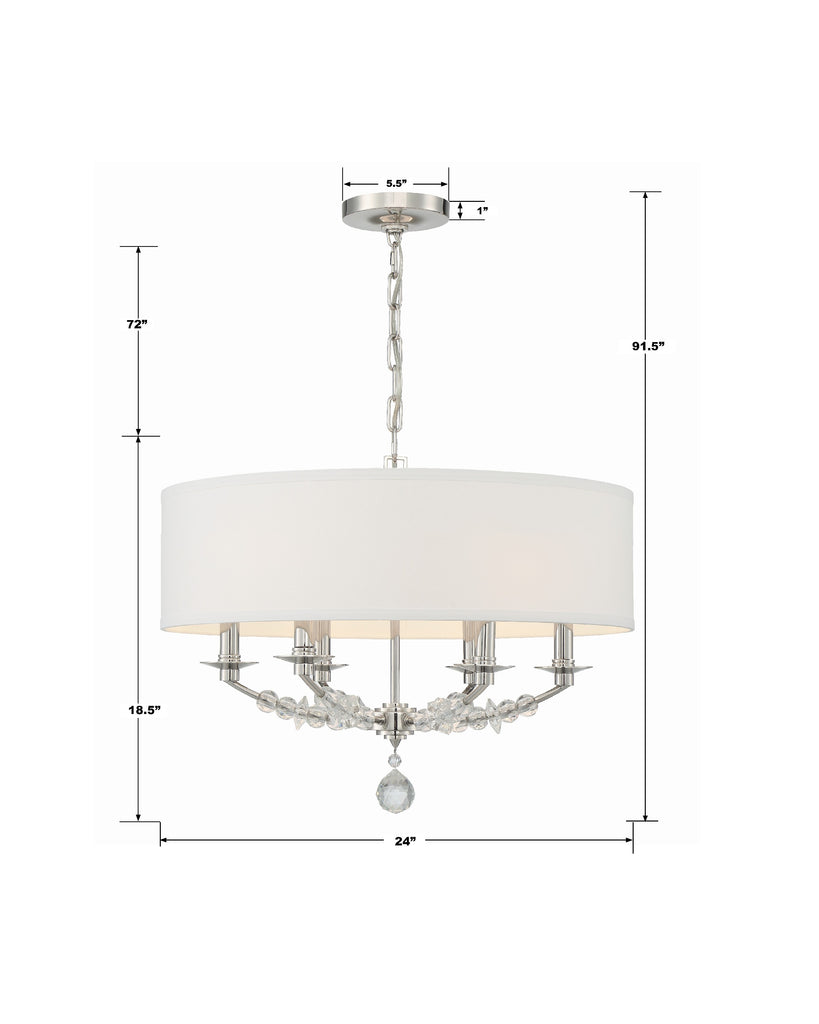 Mirage 6 Light Chandelier