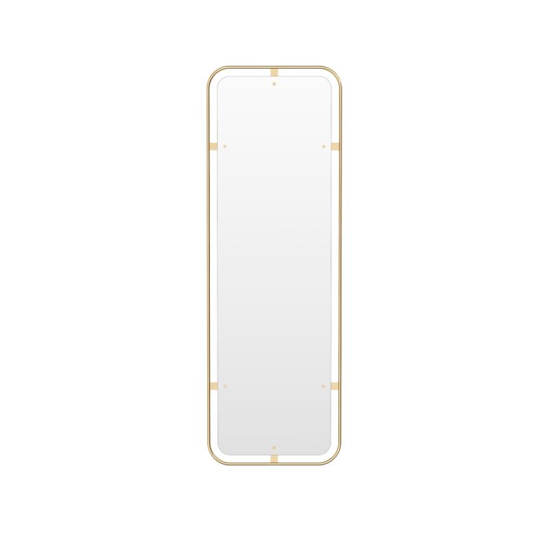 Nimbus Mirror, Rectangular, Polished Brass