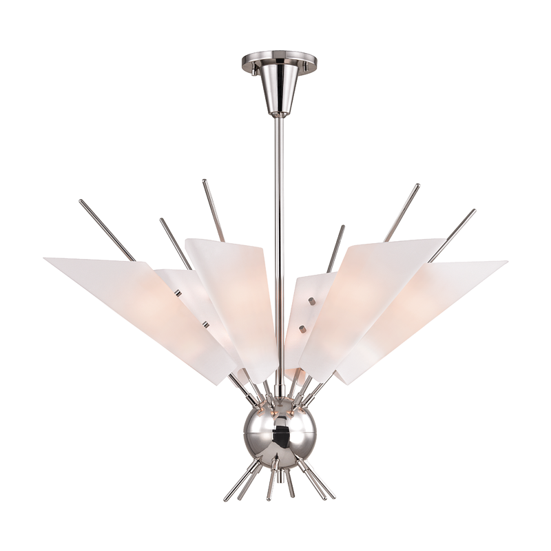 Cooper Chandelier 20" - Polished Nickel