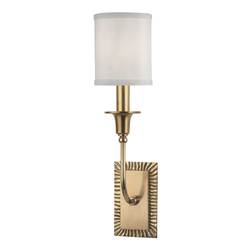 Dover Wall Sconce 4" - Aged Brass