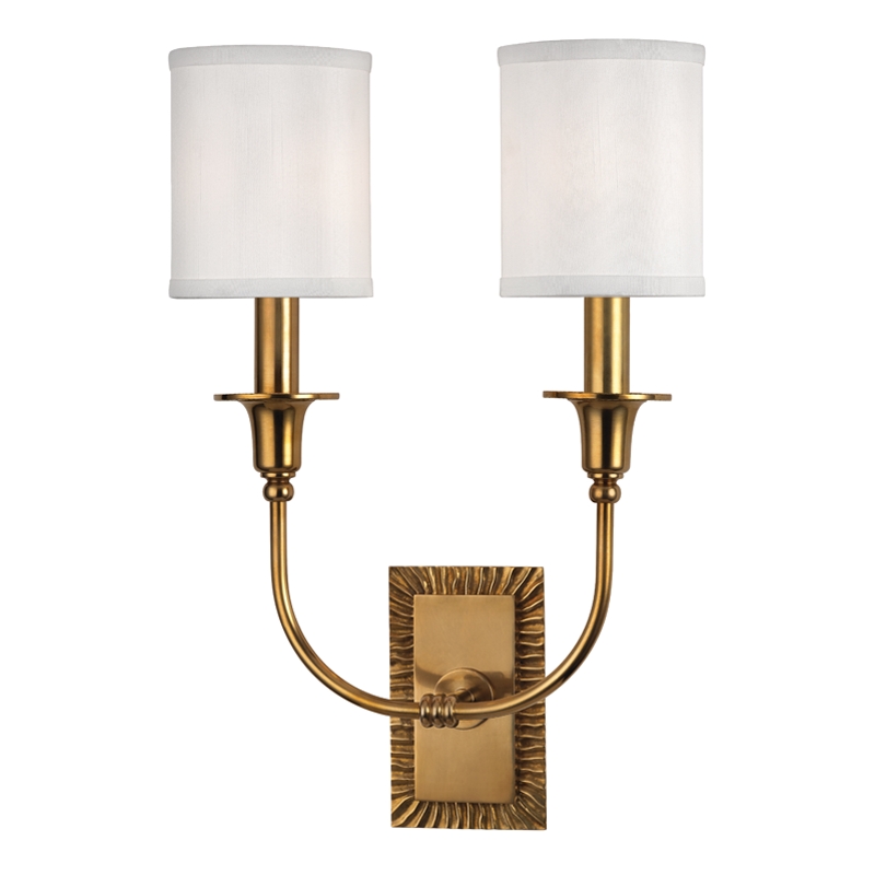 Dover Wall Sconce 11" - Aged Brass