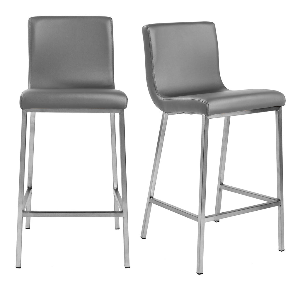 Scott-C Counter Stool - Grey,Set of 2