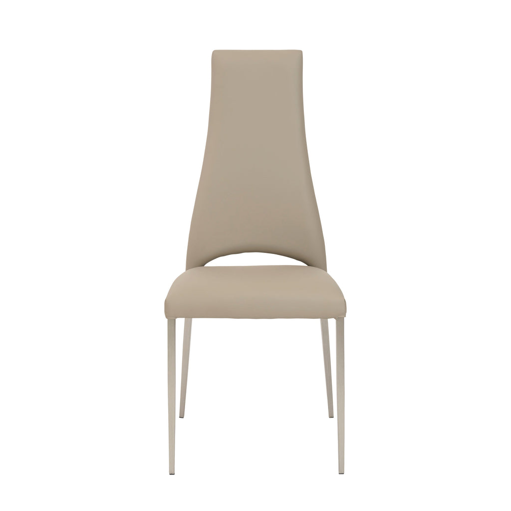 Tara Side Chair - Taupe,Set of 2