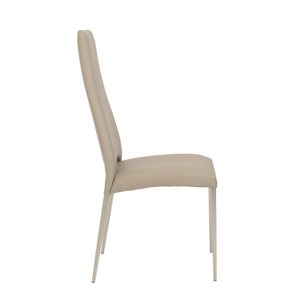 Tara Side Chair - Taupe,Set of 2