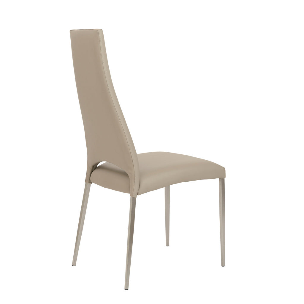 Tara Side Chair - Taupe,Set of 2