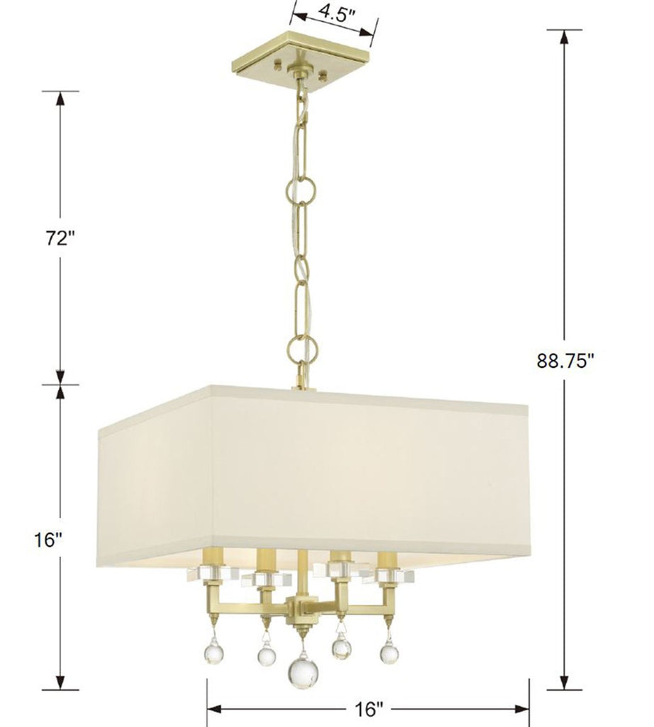 Paxton 4 Light Chandelier