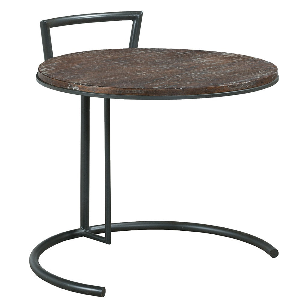 Rustique Round End Table