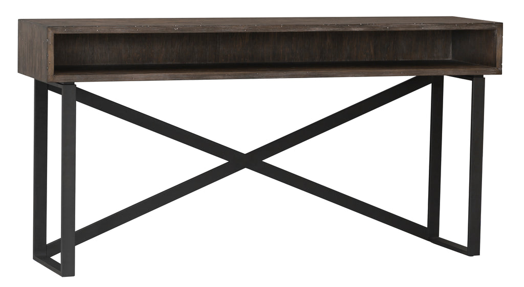 Rustique Open Storage Console Table