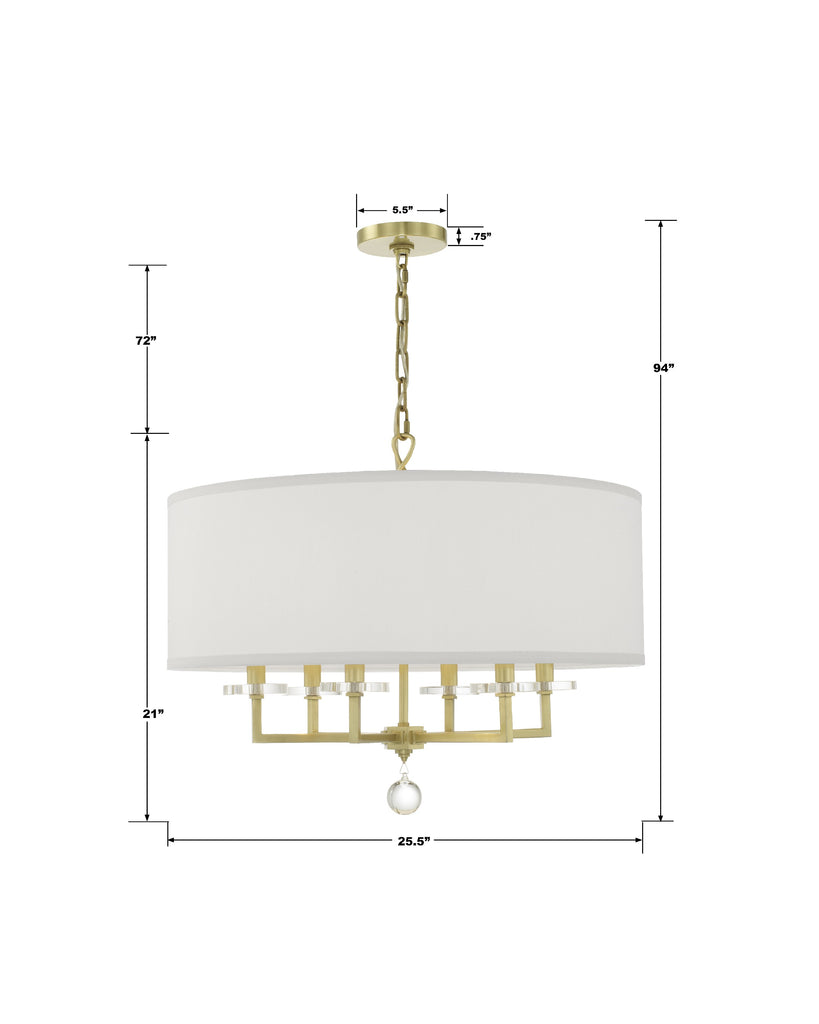 Paxton 6 Light Chandelier