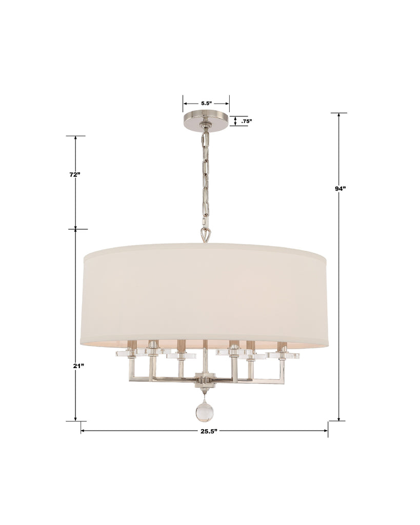 Paxton 6 Light Chandelier