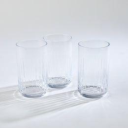 V Cut Highball Glass