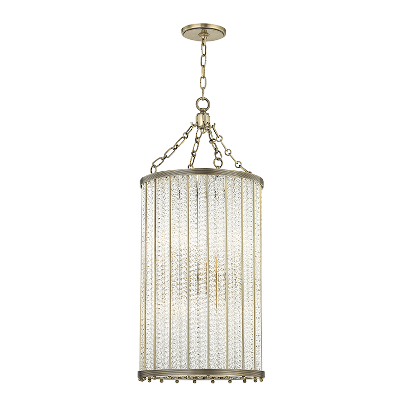 Shelby Pendant 37" - Aged Brass