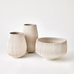 Vertical Ribbed Bowl