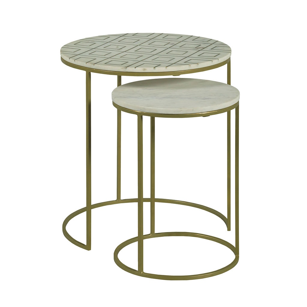 Soulful Textures Nesting Drink Table