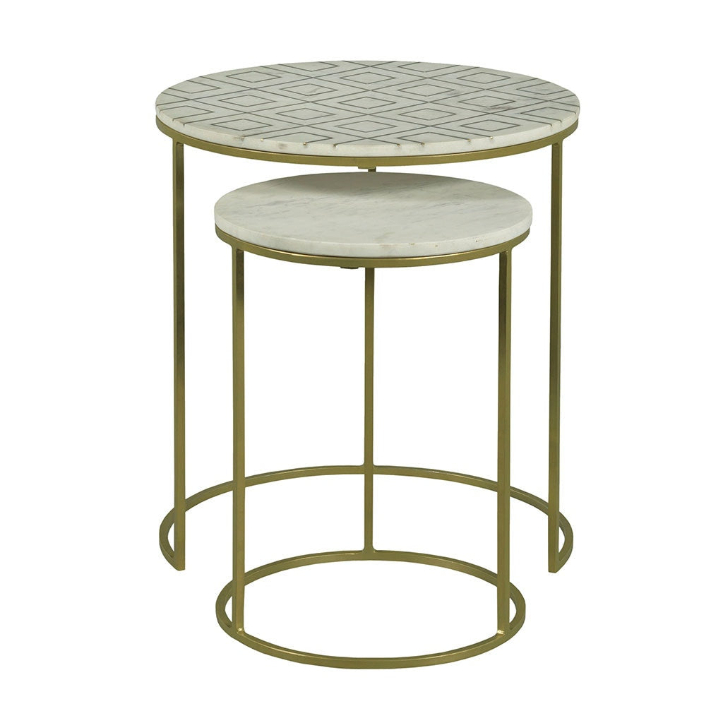 Soulful Textures Nesting Drink Table