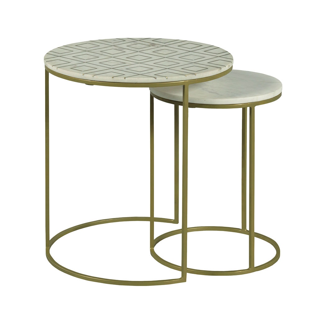 Soulful Textures Nesting Drink Table