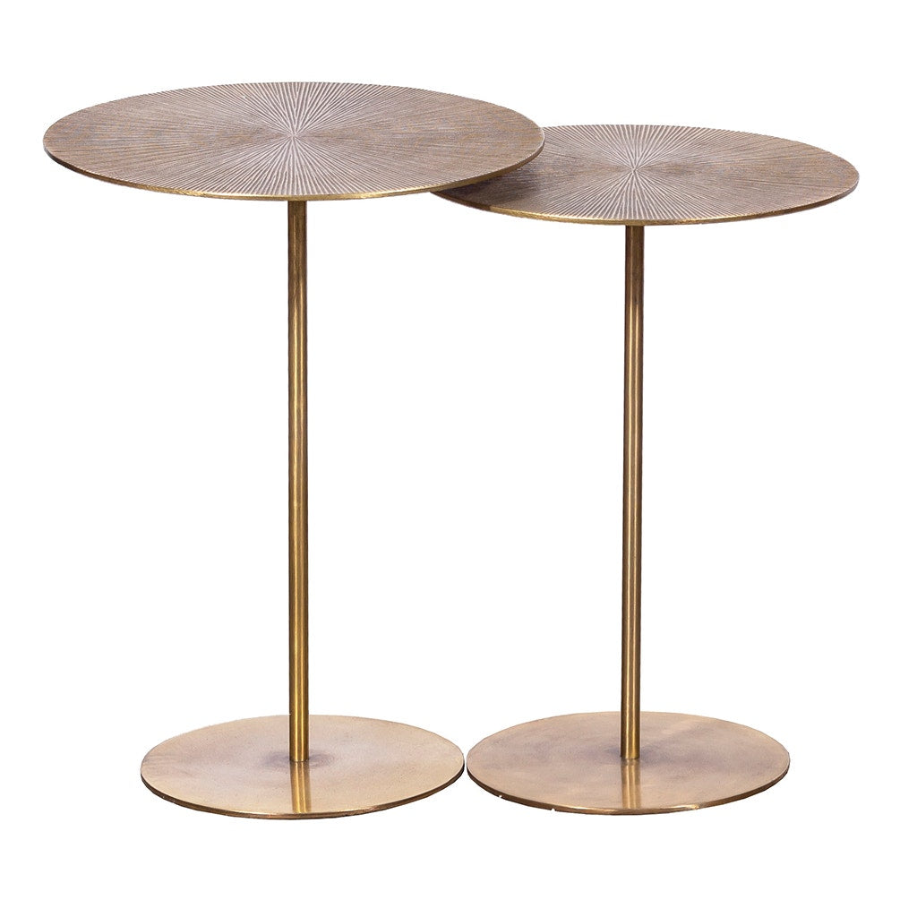 Sundries Round Nesting Drink Table