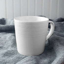 Cambridge Stripe Mug White