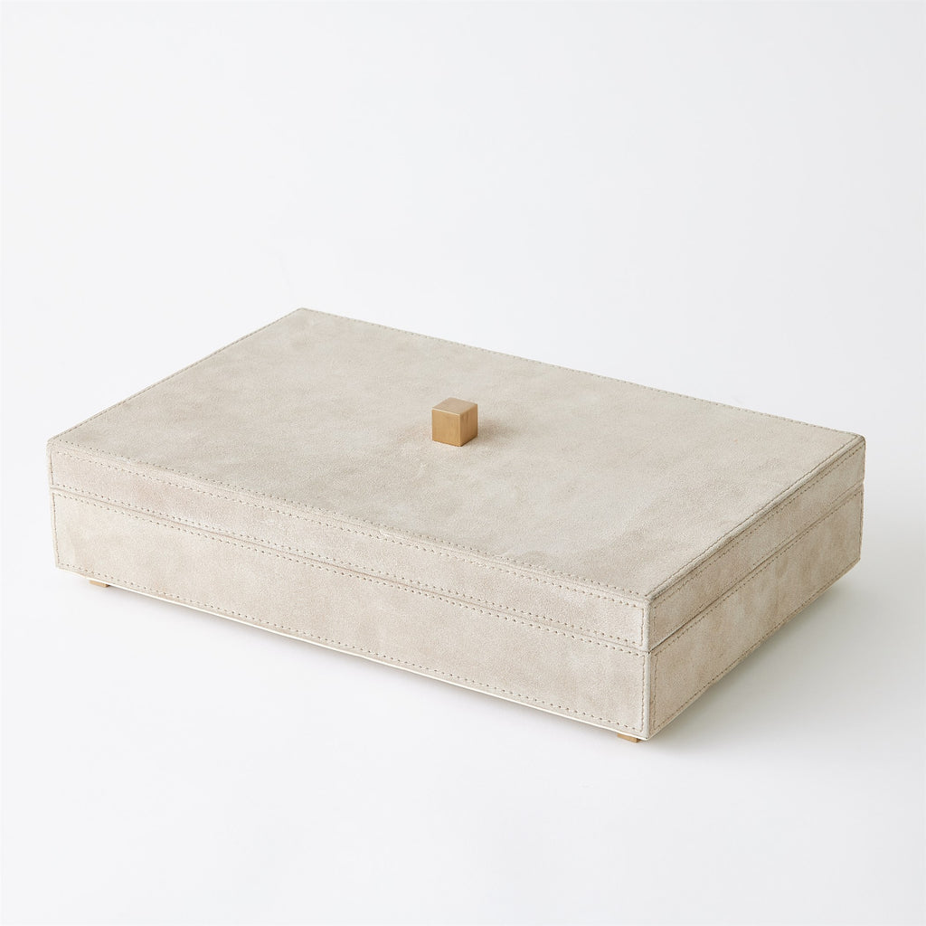 Posh Box : Posh Box (Large / Parchment Suede)