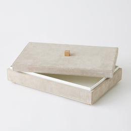 Posh Box : Posh Box (Large / Parchment Suede)