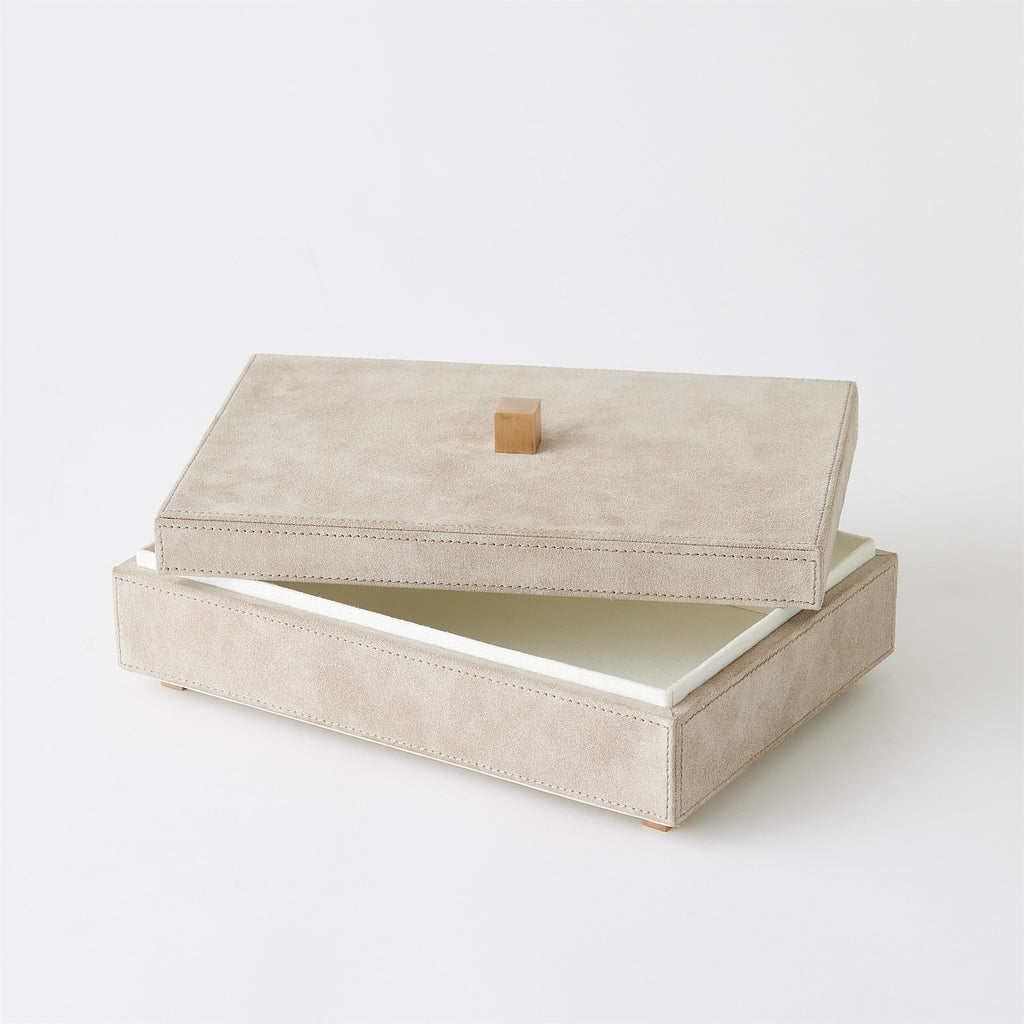 Posh Box : Posh Box (Small / Parchment Suede)