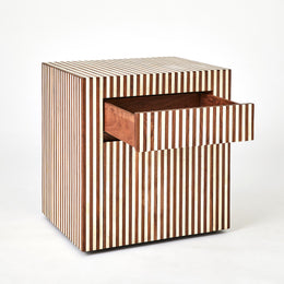 Sienna Filing Cabinet, Walnut/Bone