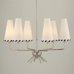 Cassie Chandelier - Polished Nickel