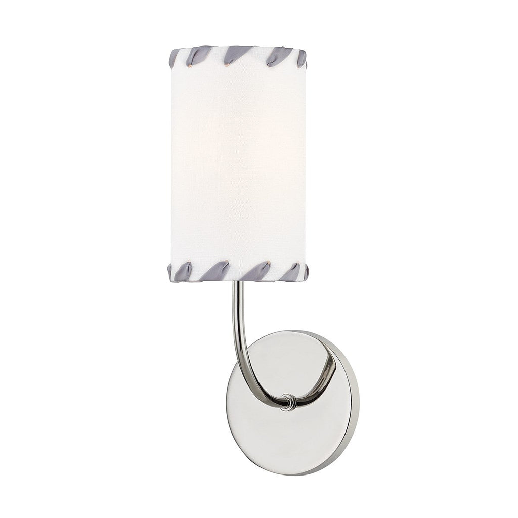 Hannah Wall Sconce 14" - Polished Nickel