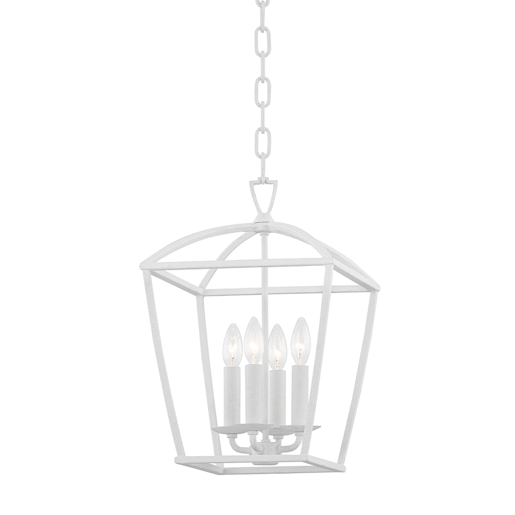 Bryant Pendant 17" - White Plaster