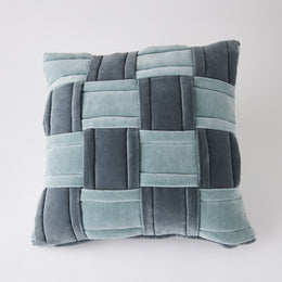 Woven Pillow : Woven Pillow (Bluish Grey)