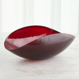 Folded Bowl : Folded Bowl (Large / Deep Red)