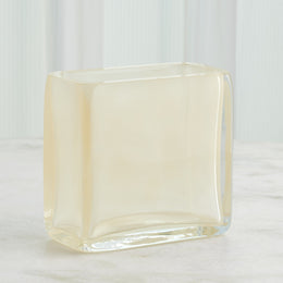 Rectangle Block Vase : Rectangle Block Vase (Large / Gold)